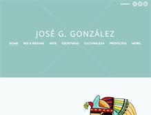 Tablet Screenshot of josegagonzalez.com